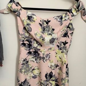 Mini Pink Floral Dress, Summer Wedding
